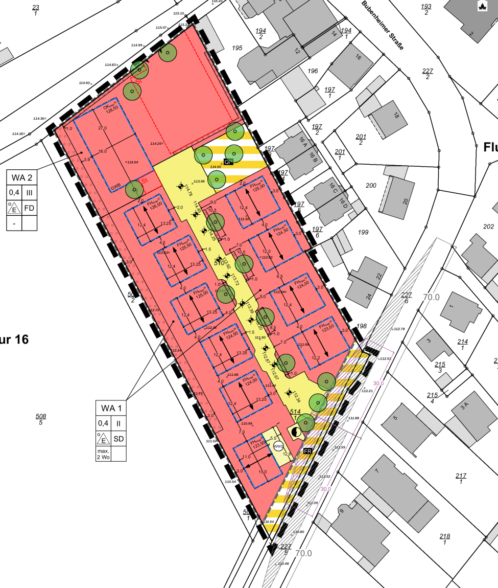 Zu sehen ist ein Symbolbild für den Bebauungsplan "Quartier Pfaffenhofen" in Schwabenheim