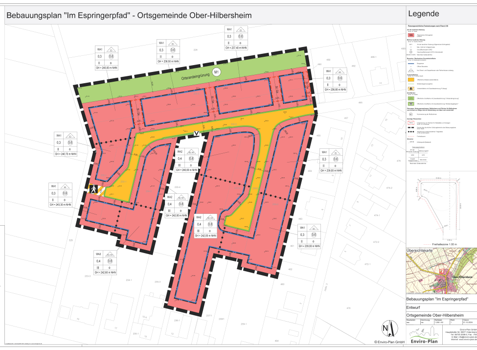 Zu sehen ist ein Symbolbild für den Bebauungsplan "Im Espringerpfad" der Ortsgemeinde Ober-Hilbersheim