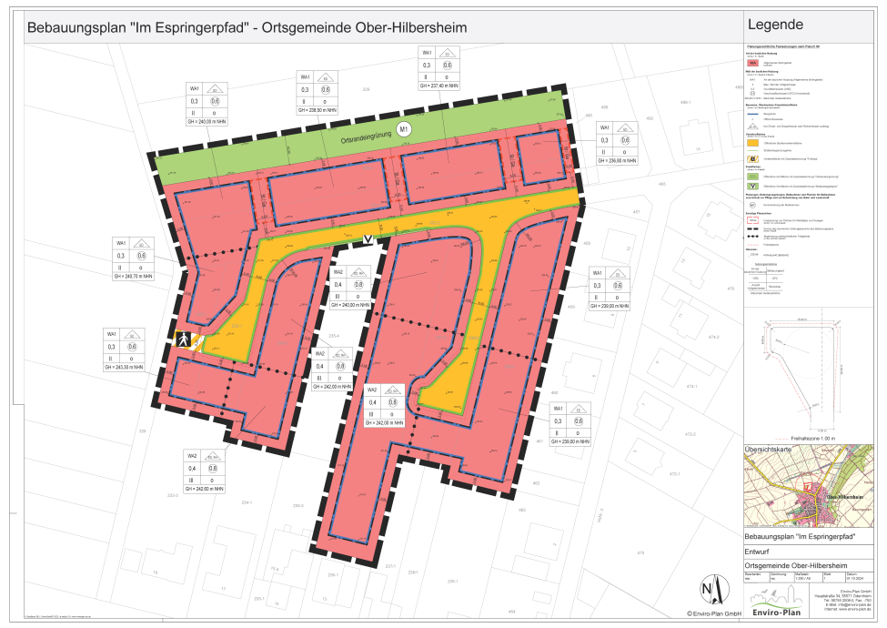 Zu sehen ist ein Symbolbild für den Bebauungsplan "Im Espringerpfad" der Ortsgemeinde Ober-Hilbersheim